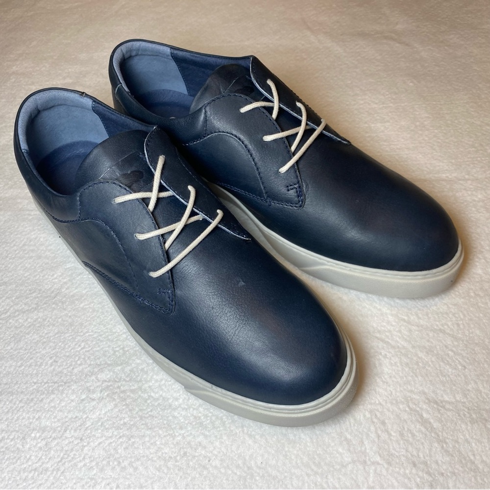 Rich Navy Leather Classy Sneaker